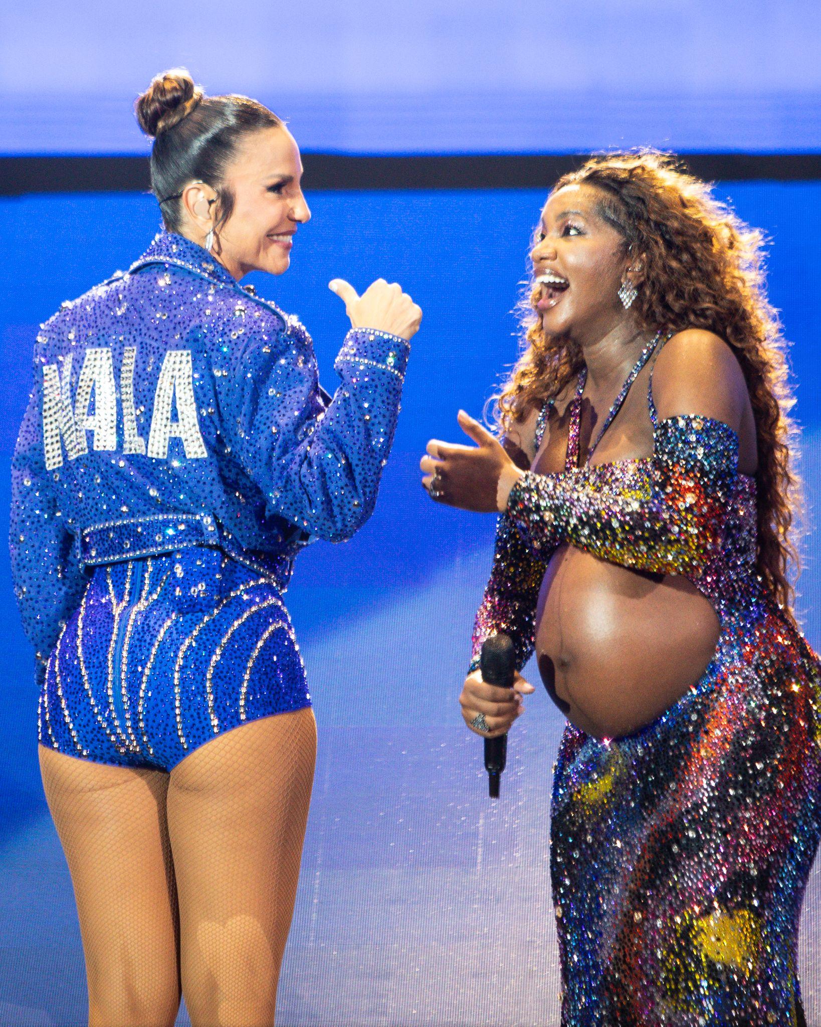 IZA e Ivete Sangalo no Rock in Rio